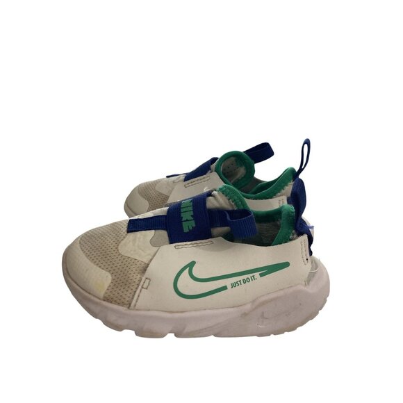 Nike DJ6039-102 toddlers Kids  size 6 white green Slip-On Sneakers - Picture 4 of 8